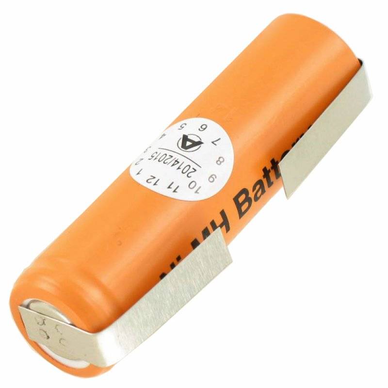 Panasonic Akku HHR-150AAF9 NiMH 1,2Volt 1500mAh mit Lötfahne U-Form