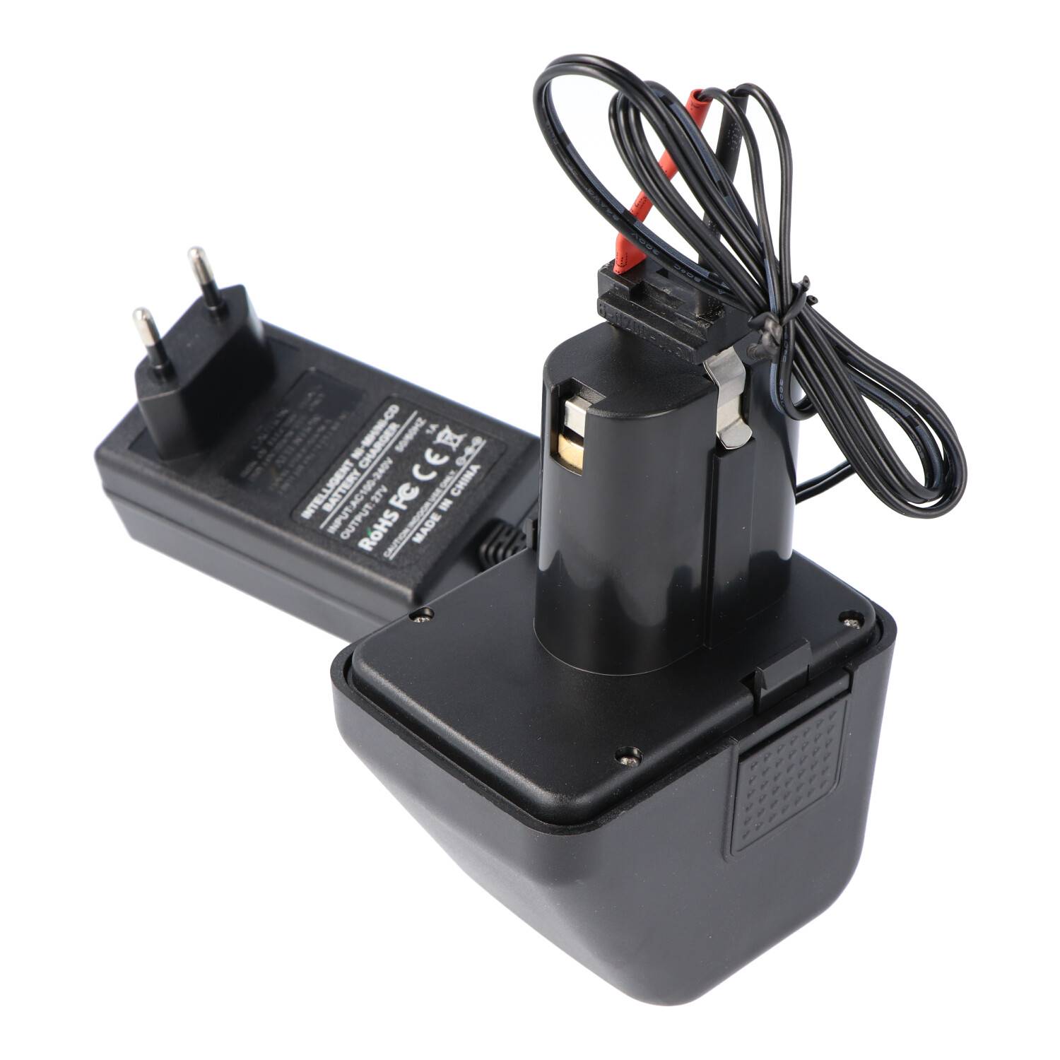 Schnell-Ladegerät passend für Gesipa Werkzeug-Akku 12 Volt NiMH Akku, ohne Akku
