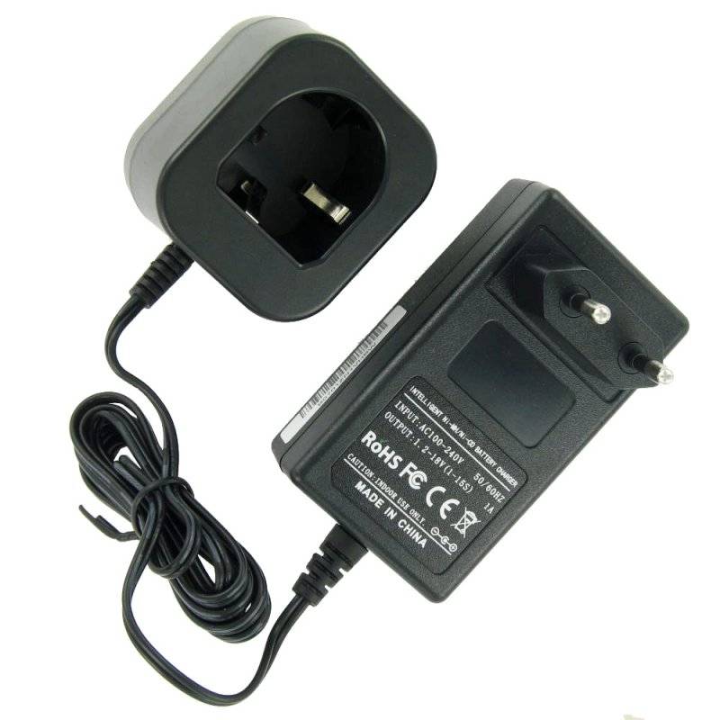 Ladegerät passend für Panasonic Werkzeug-Akku 2,4 - 18 Volt NiMH Akku