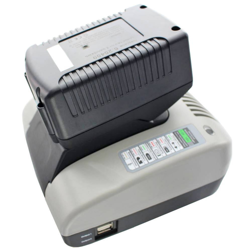 Schnell-Ladegerät passend für den Metabo Akku 6.25457.00, 6.25459, 6.25468, 6.25469.00, 6.25499.00, 6.25527