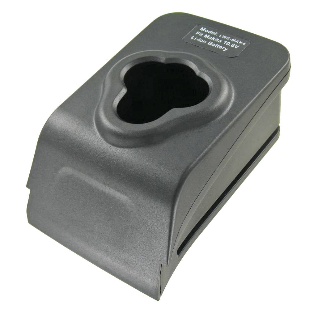 Ladeadapter passend für Makita 194550-6 Akku 194551-4, 195332-9, BL1013, BL1014, nur verwendbar mit dem Basis-Ladegerät