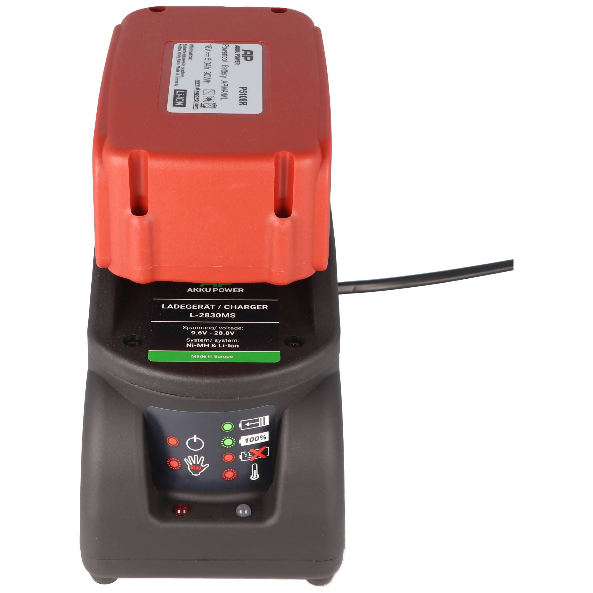 Ladegerät L2830 für Makita BL1430, BL1830 BL1850 BL1860 LXT 18V 9,6 - 24 Volt Akkus