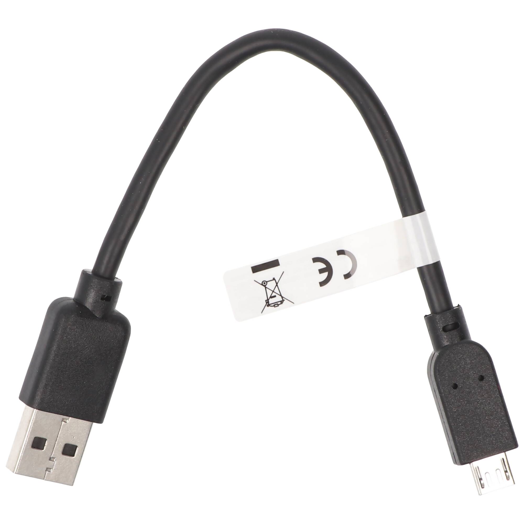 USB 2.0 Hi-Speed Kabel A Stecker auf micro B Stecker, 15cm