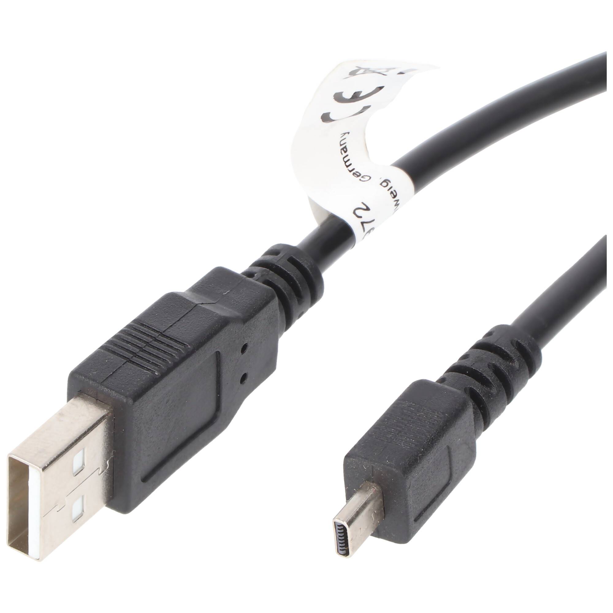USB 2.0 Hi-Speed Kabel "A" Stecker auf Mini-Stecker 8 pol.