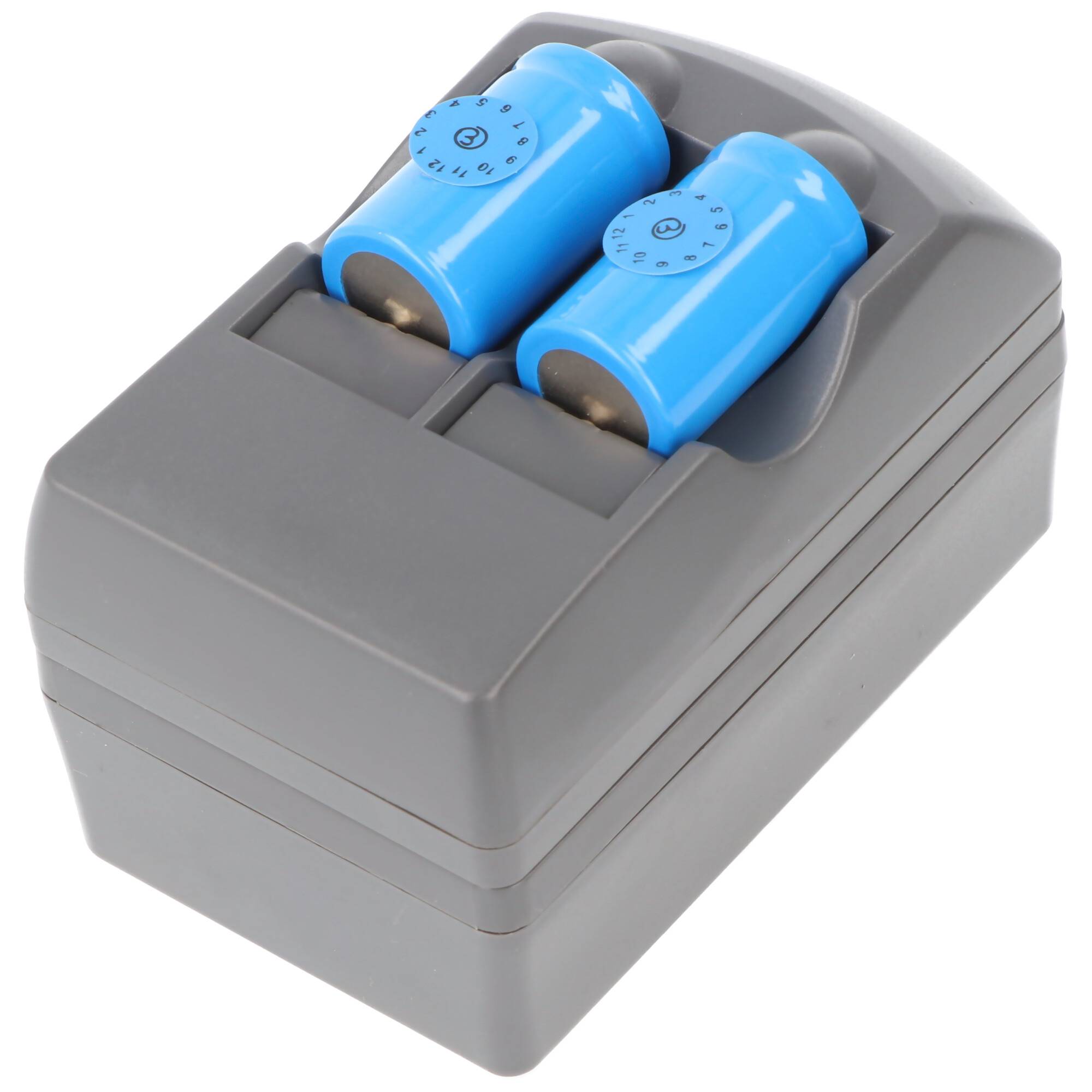 CR2 Ladegerät Li-Ion, CR-2 Ladegerät inklusive 2x CR2 Akku 3.0 Volt