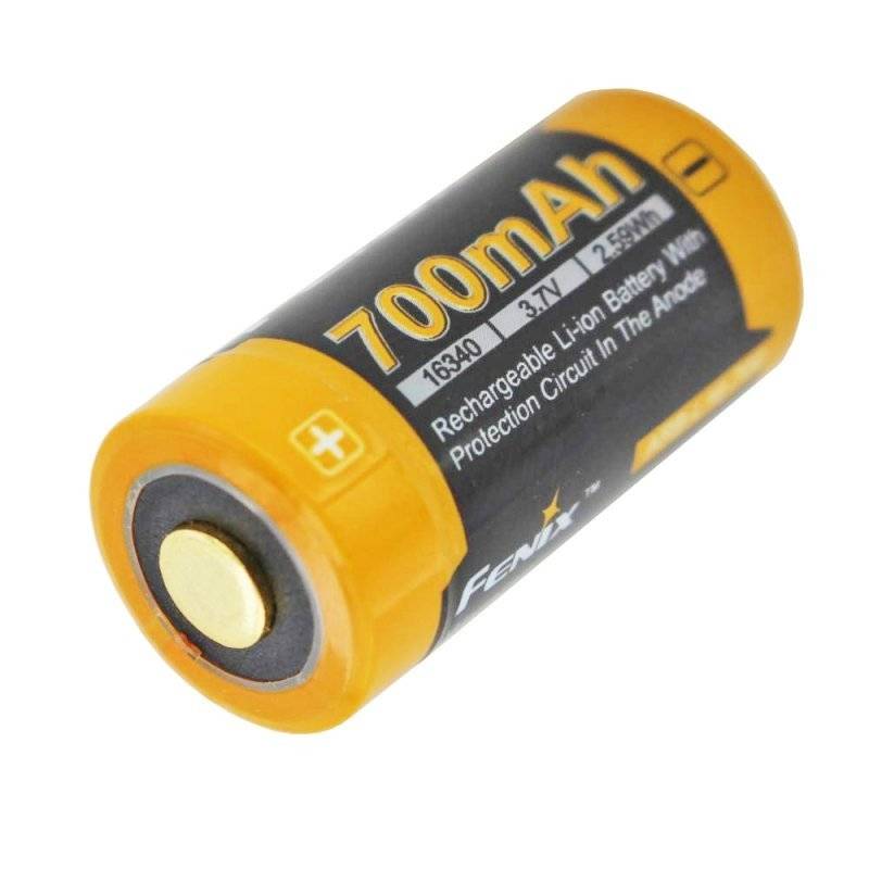 CR123 A Li-Ion Akku mit 3,7 Volt, 700mAh 12 Stück und Schnell-Ladegerät, Akkubox