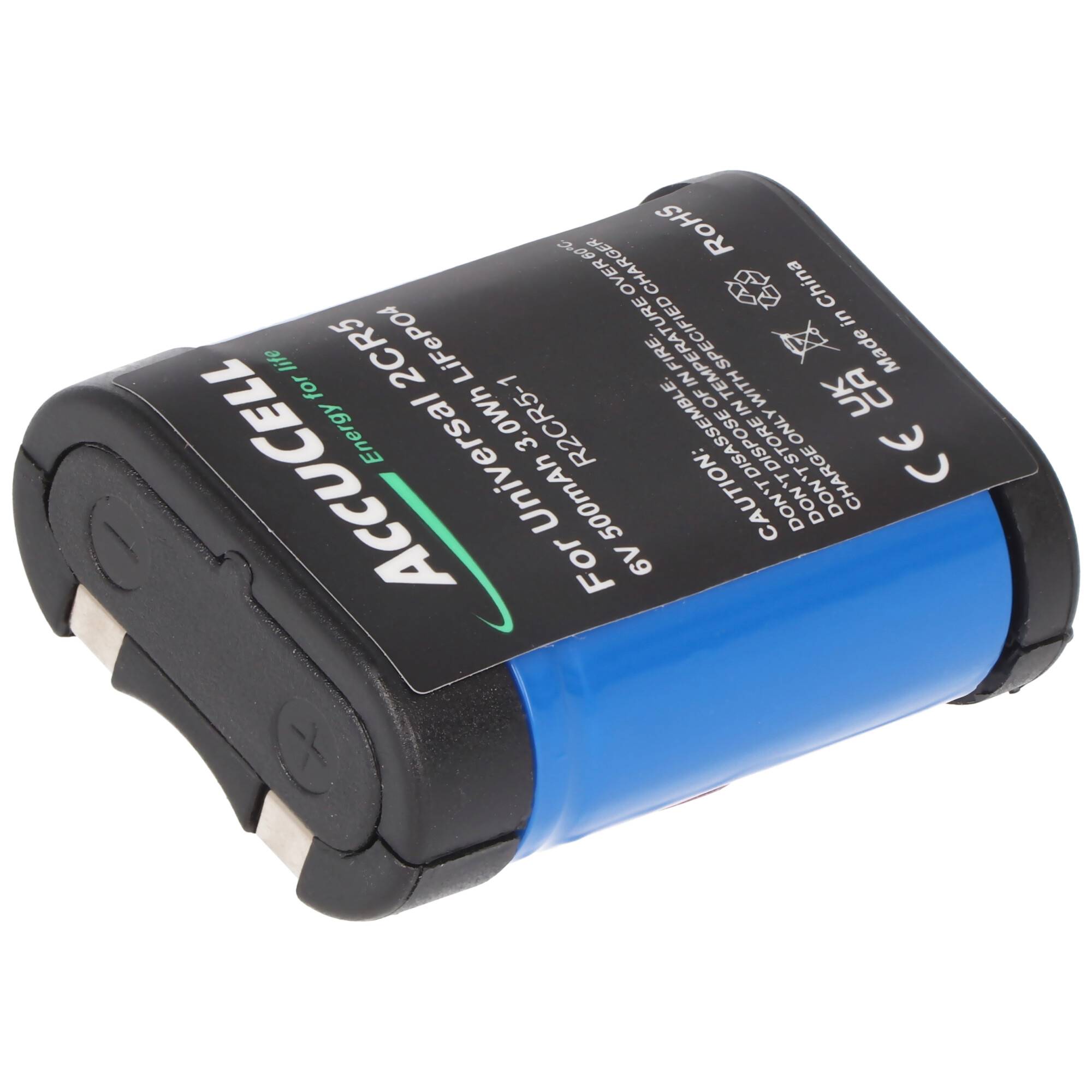 Akku passend für 2CR5 Li-Ion Akku Typ 2-CR5, 2CR5M 1 Stück ohne Ladegerät