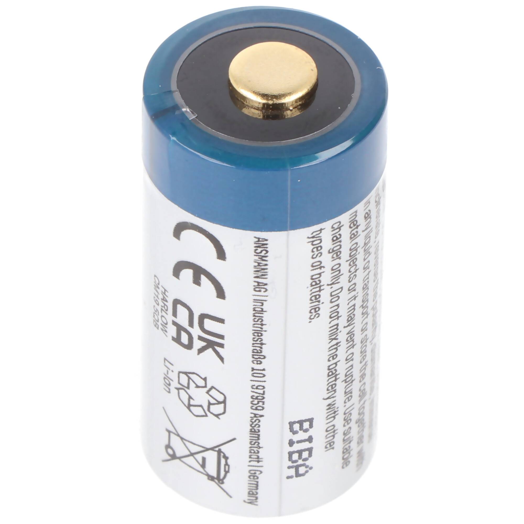 8 Stück CR123 A Li-Ion Akku mit 3,7 Volt, 700mAh Kapazität inkl. Akkubox ideal für Überwachungskamera Arlo, LED-Taschenl