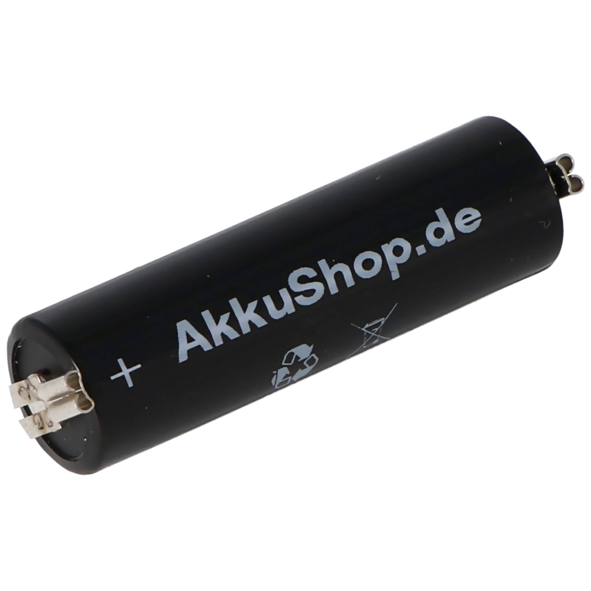 AccuCell NiMH Akku X1600 AA auch passend für Wella Contura HS40, HS61 ca. 50,5x14,5mm, vor der Bestellung die Abmessunge