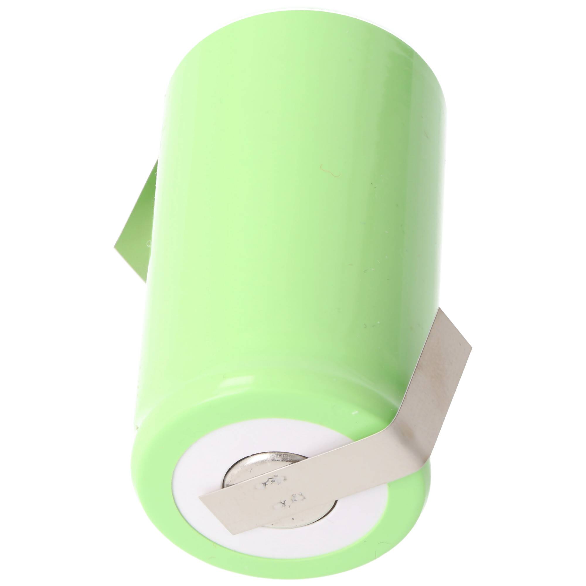 Akku D9000 NiMH 9000mAh Akku, Mono D LR20, Flattop mit Lötfahnen in Z-Form