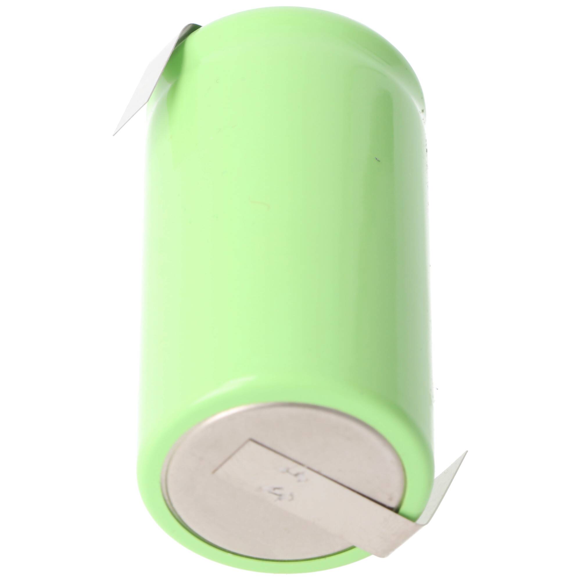 Akku D9000 NiMH 9000mAh Akku, Mono D LR20, Flattop mit Lötfahnen in Z-Form