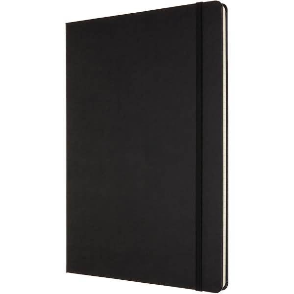 Professionelles Notizbuch A4 Hardcover 96 Blatt schwarz