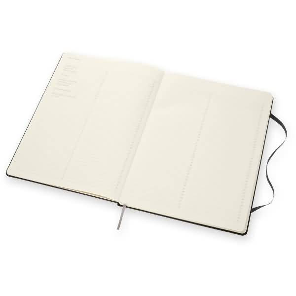 Professionelles Notizbuch A4 Hardcover 96 Blatt schwarz