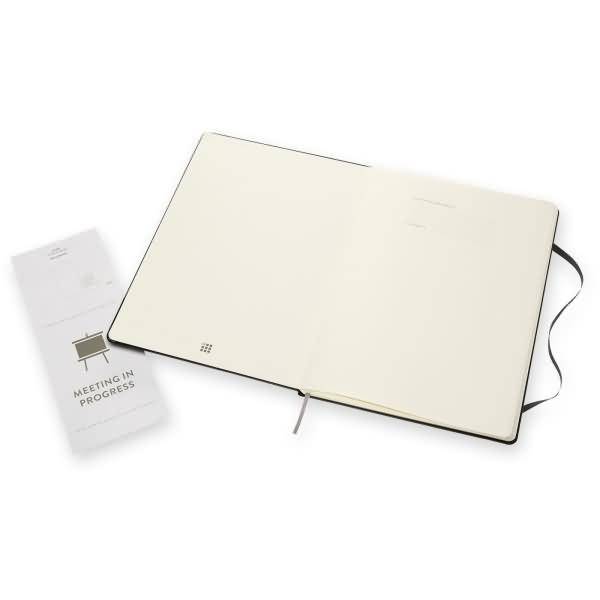 Professionelles Notizbuch A4 Hardcover 96 Blatt schwarz