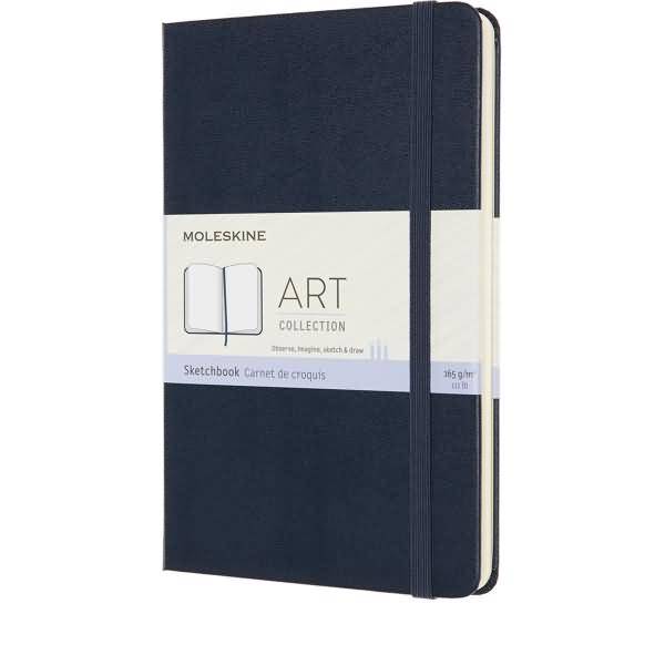 Skizzenbuch Medium 11,5x18cm 165g/qm 44 Blatt Hardcover saphir