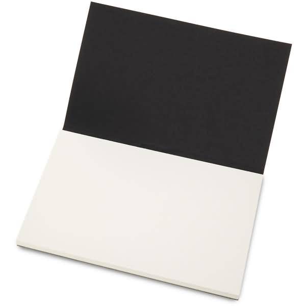 Zeichenblock Aquaellpapier Large A5 200g/qm Softcover schwarz