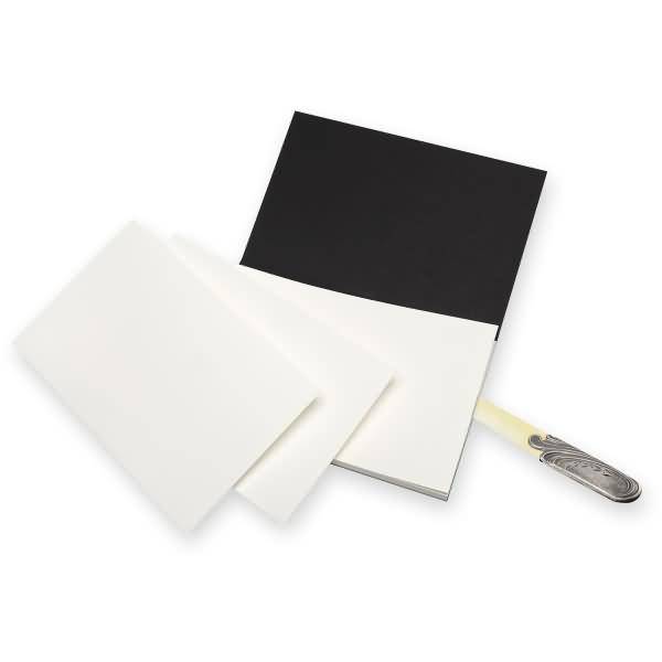 Zeichenblock Aquaellpapier Large A5 200g/qm Softcover schwarz