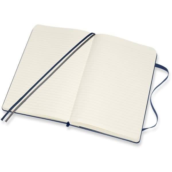 Notizbuch Large A5 liniert 200 Blatt Hardcover saphir