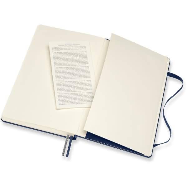 Notizbuch Large A5 liniert 200 Blatt Hardcover saphir