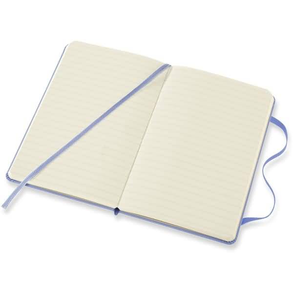 Notizbuch Pocket A6 liniert Hardcover 96 Blatt hortensienblau