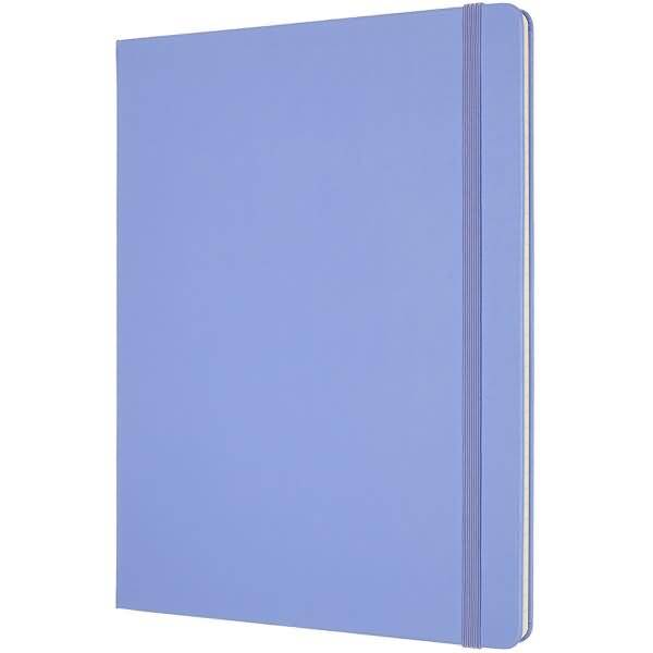 Notizbuch XL 19x25cm liniert Hardcover 96 Blatt hortensienblau