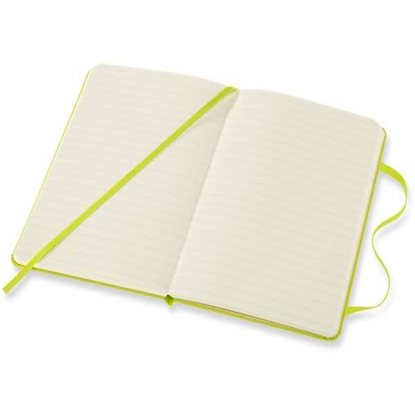 Notizbuch Pocket A6 liniert Hardcover 96 Blatt limettengrün