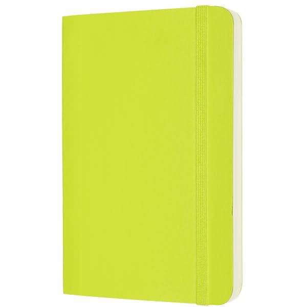 Notizbuch Pocket A6 blanko Softcover limettengrün