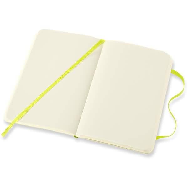 Notizbuch Pocket A6 blanko Softcover limettengrün