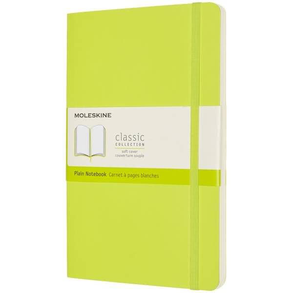 Notizbuch Large A5 blanko Softcover limettengrün