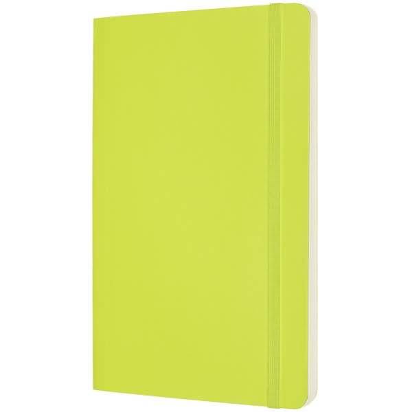 Notizbuch Large A5 blanko Softcover limettengrün