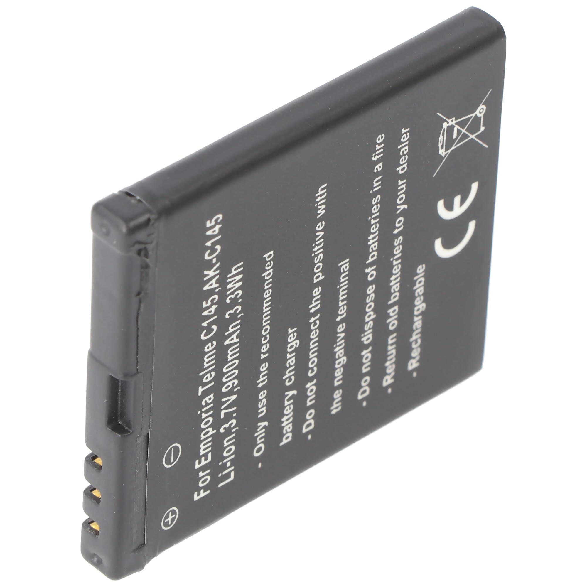 AK-C145 Akku als Nachbau Akku von AccuCell passend für Emporia Telme C145