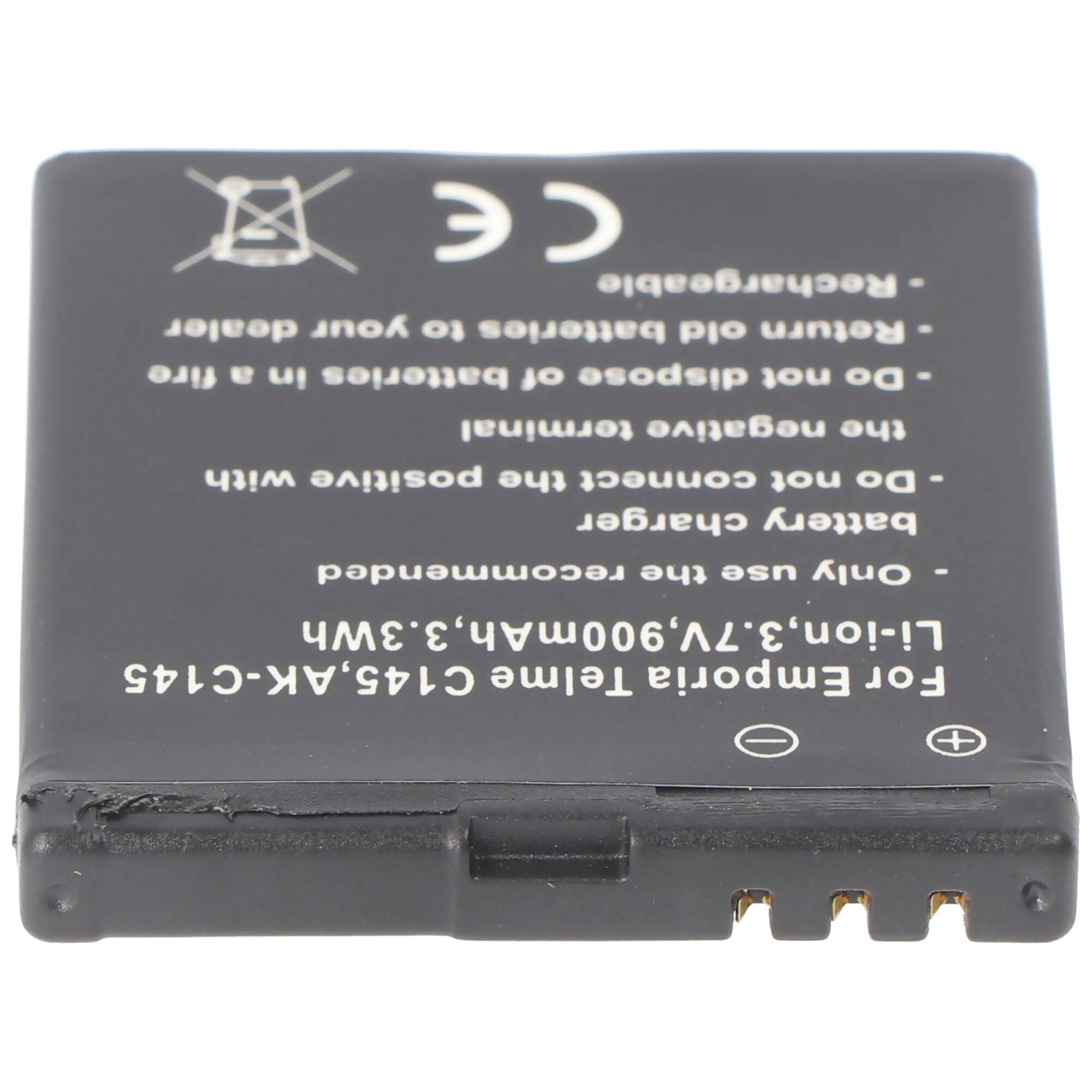 AK-C145 Akku als Nachbau Akku von AccuCell passend für Emporia Telme C145
