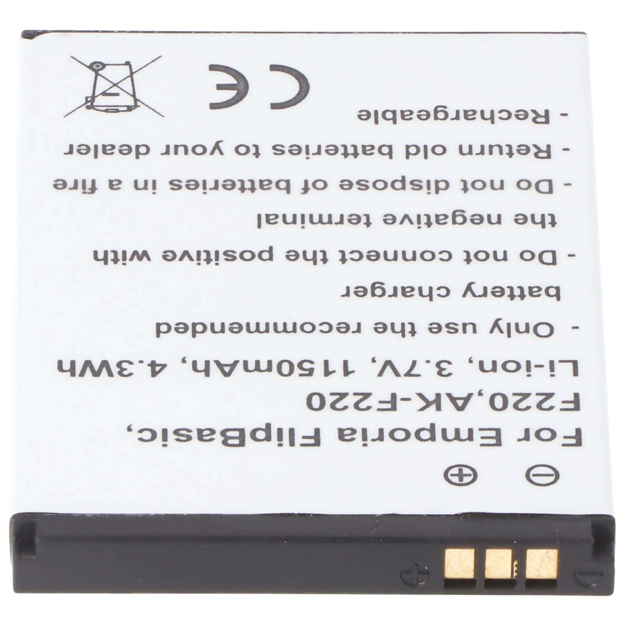 AK-F220 Akku für Emporia F210, F220, Flip basic, Emporia FLIPbasic SD474050A