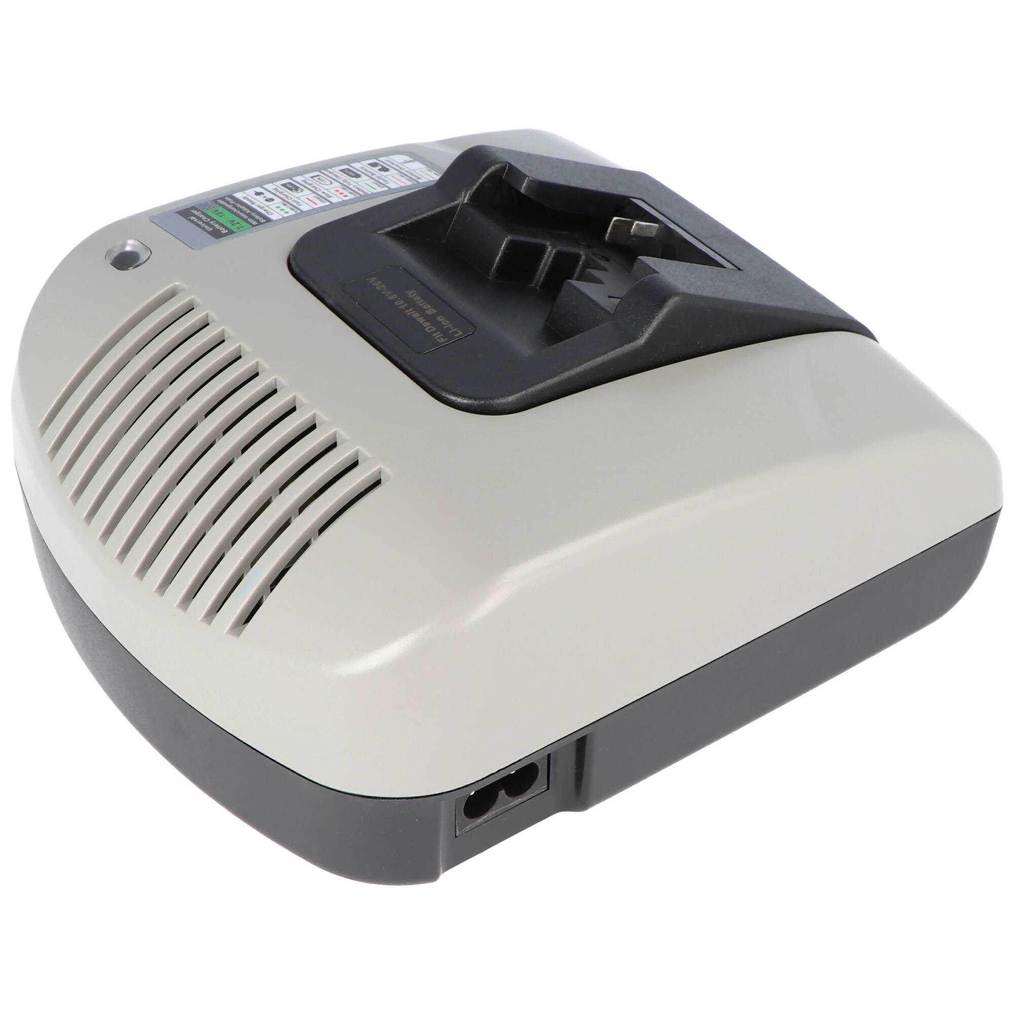 Schnell-Ladegerät passend für den Dewalt Akku Li-Ion 7,2 Volt bis 18 Volt