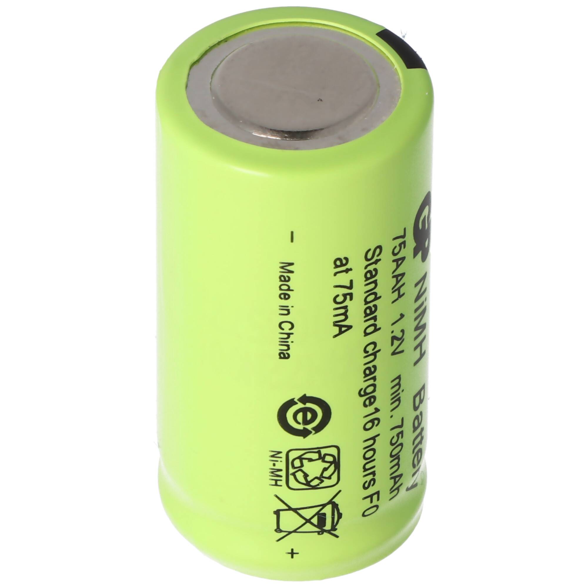 Akku 2/3AA NiMH-Akku ohne Lötfahne, ca. 14x29mm