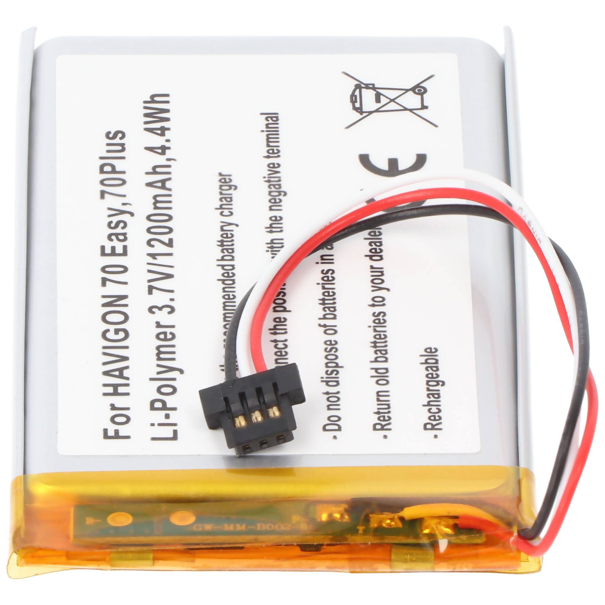 AccuCell Akku passend für den NAVIGON 70 Easy Akku, 70 Plus