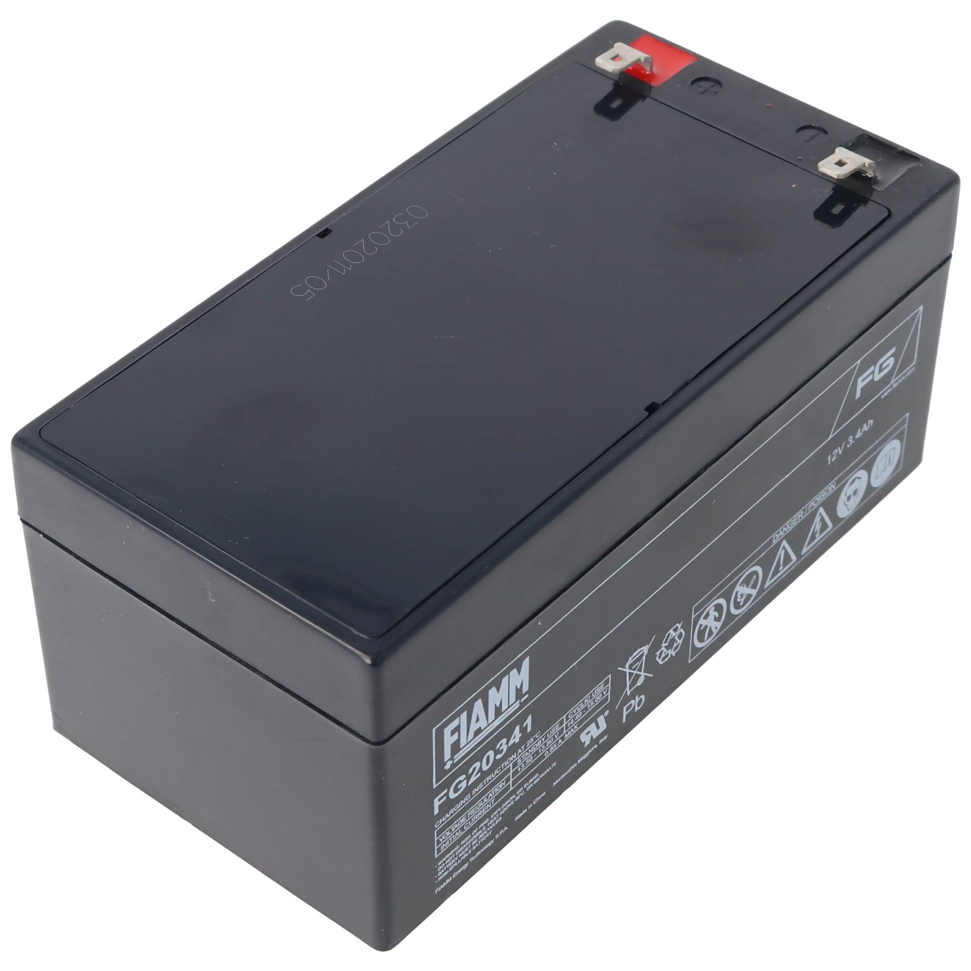 Fiamm FG20341 Akku, ehemals FG20301 Akku 12 Volt 3400mAh Blei PB Akku