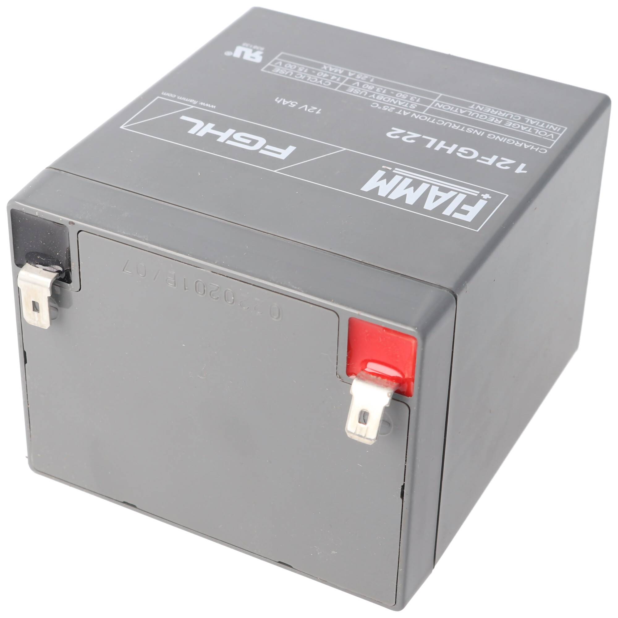 Fiamm 12FGHL22 Blei Akku 12 Volt 5Ah, Faston 6,3mm Steckkontakt