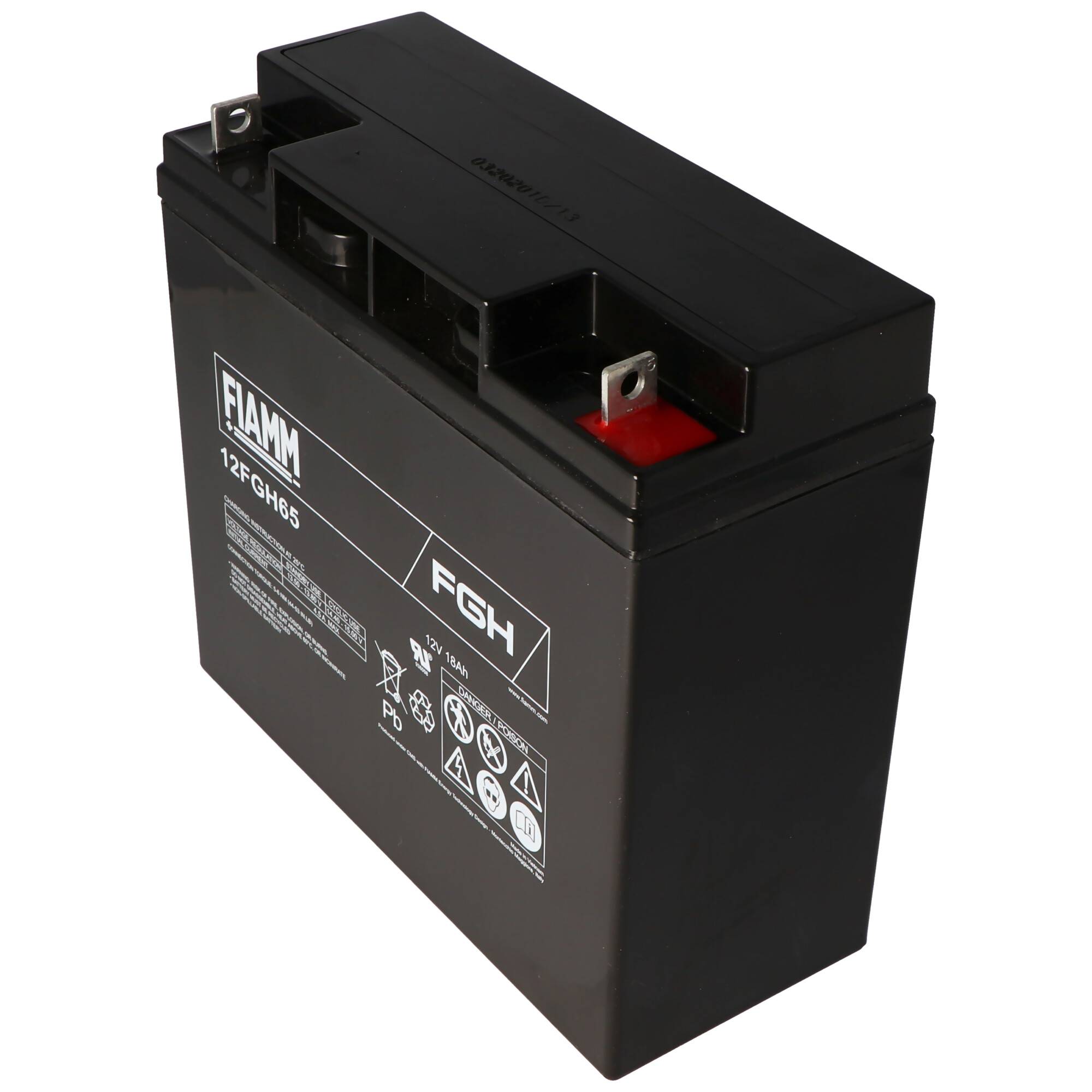 Fiamm FGH21803 Akku Blei PB 12Volt 18Ah z.B. BMW Starterbatterie 12FGH65 181x76x167mm