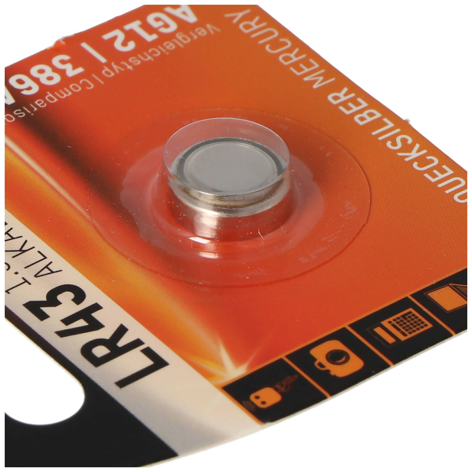 Panasonic LR43-V12GA, 186, 84, LR1142 Knopfzelle Panasonic Alkaline LR43EL/1B