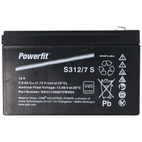 Exide Powerfit S312/7 S Blei Akku, Anschluss 4,8, VDS Zulassung Exide Powerfit S312/7 S Blei Akku, Anschluss 4,8, VDS Zulassung