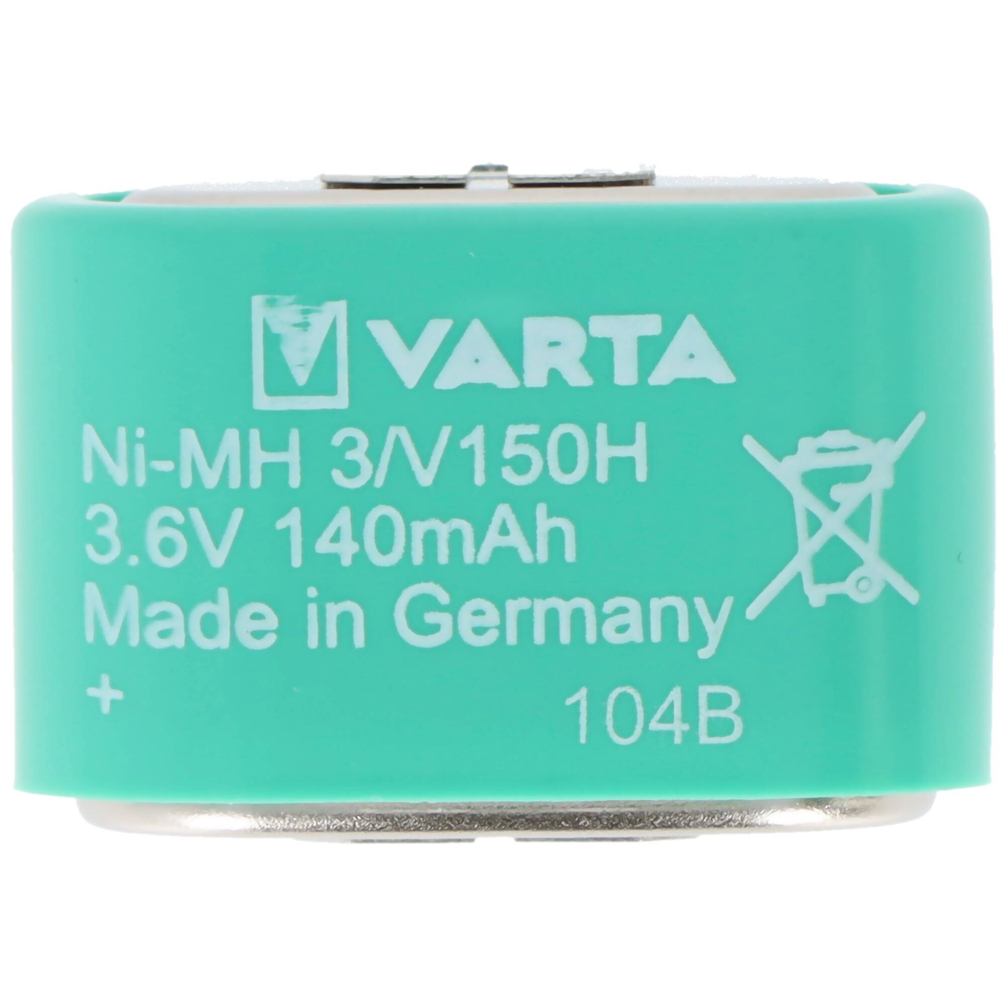 Varta 3/V150H NiMH Akku aufladbare NiMH Knopfzelle