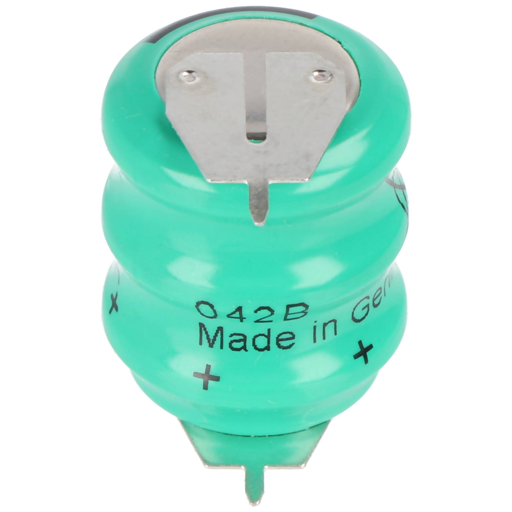 Varta 3/V80H Säule 3,6 Volt 70mAh mit 1er Print Kontakt auf +/- 3/V65HT