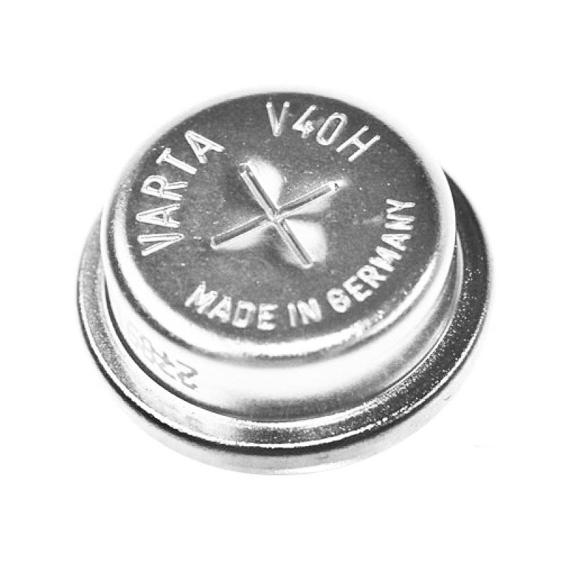 Varta V40H NiMH battery 55604, coin cell MH 13654, 4 Stück