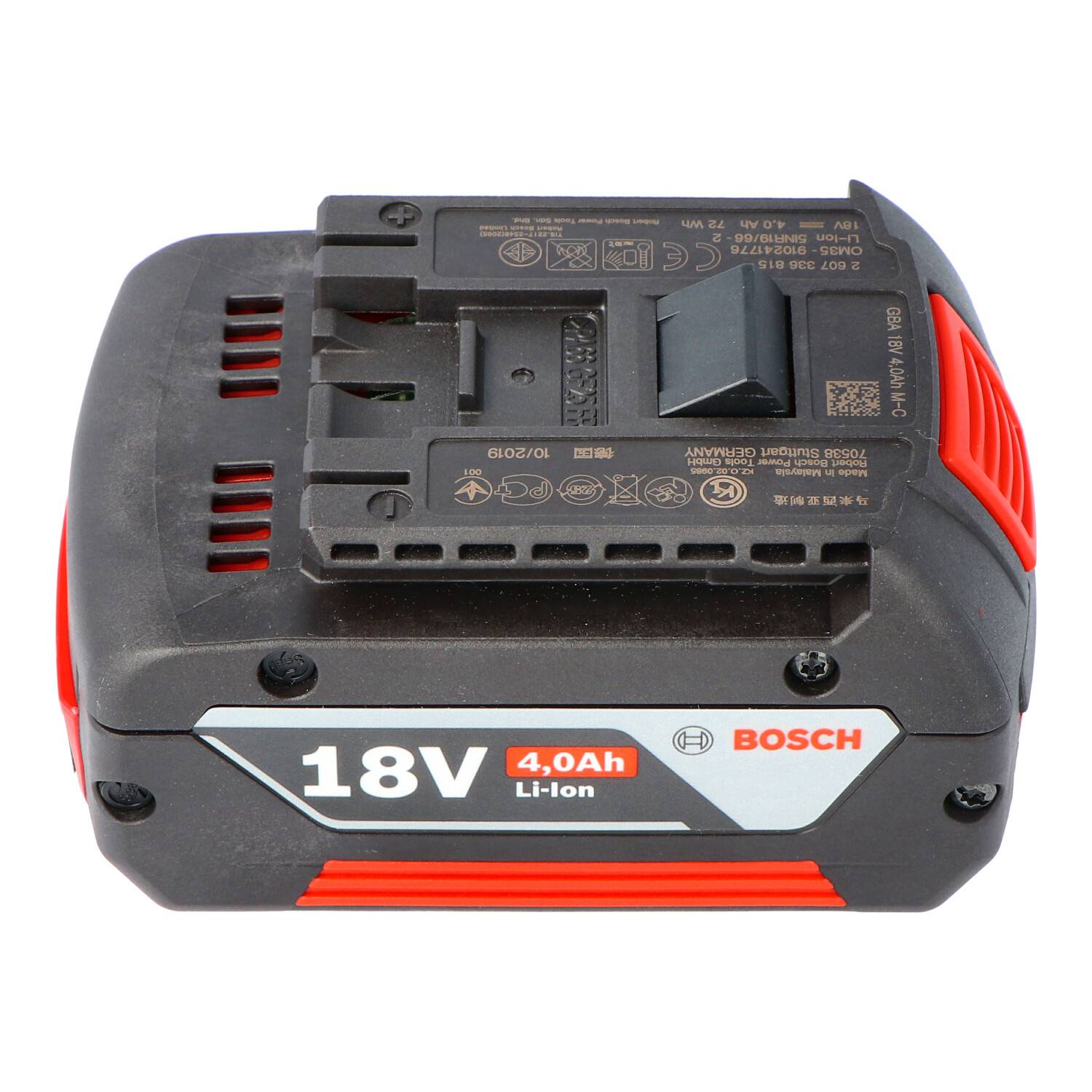 4000mAh Original Bosch GSR 18 V-LI Akku 2607336815 mit 18 Volt und 4Ah