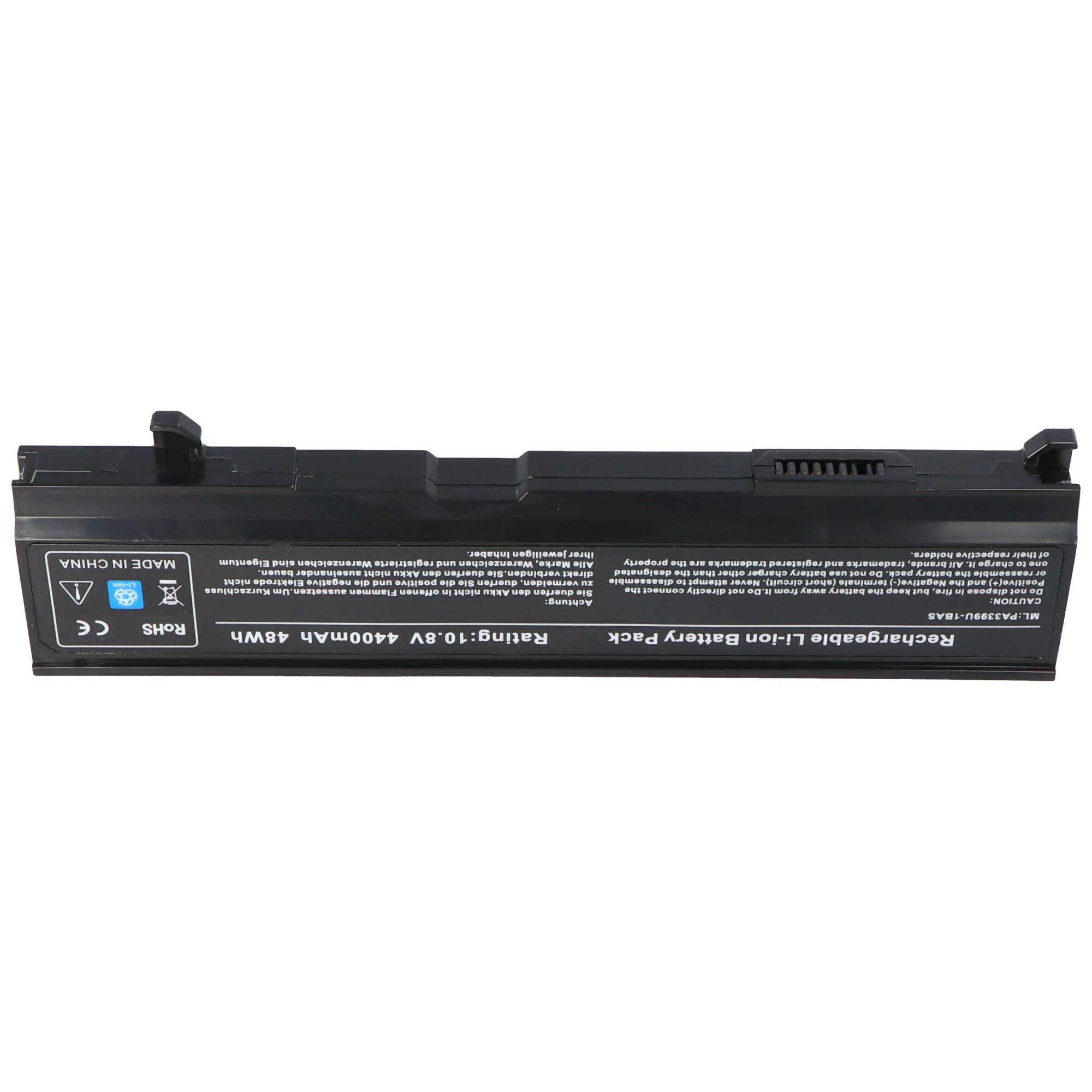Akku passend für Toshiba Tecra S2, S2-175, Tecra A5, PA3399U-1BAS, PA3478U-1BRS, 10,8 Volt 4400mAh