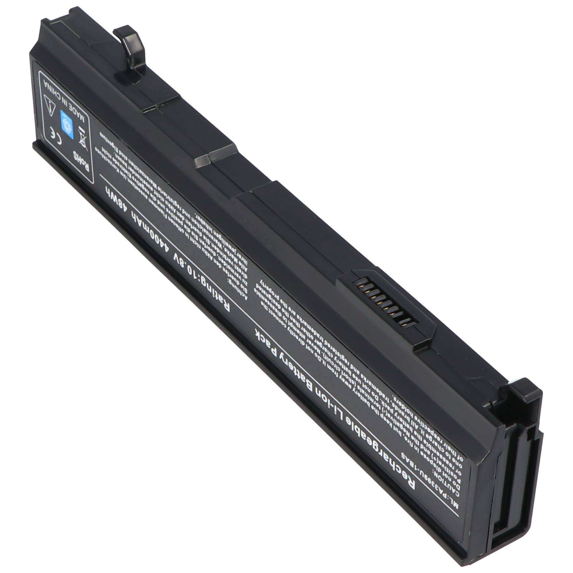 Akku passend für Toshiba Tecra S2, S2-175, Tecra A5, PA3399U-1BAS, PA3478U-1BRS, 10,8 Volt 4400mAh