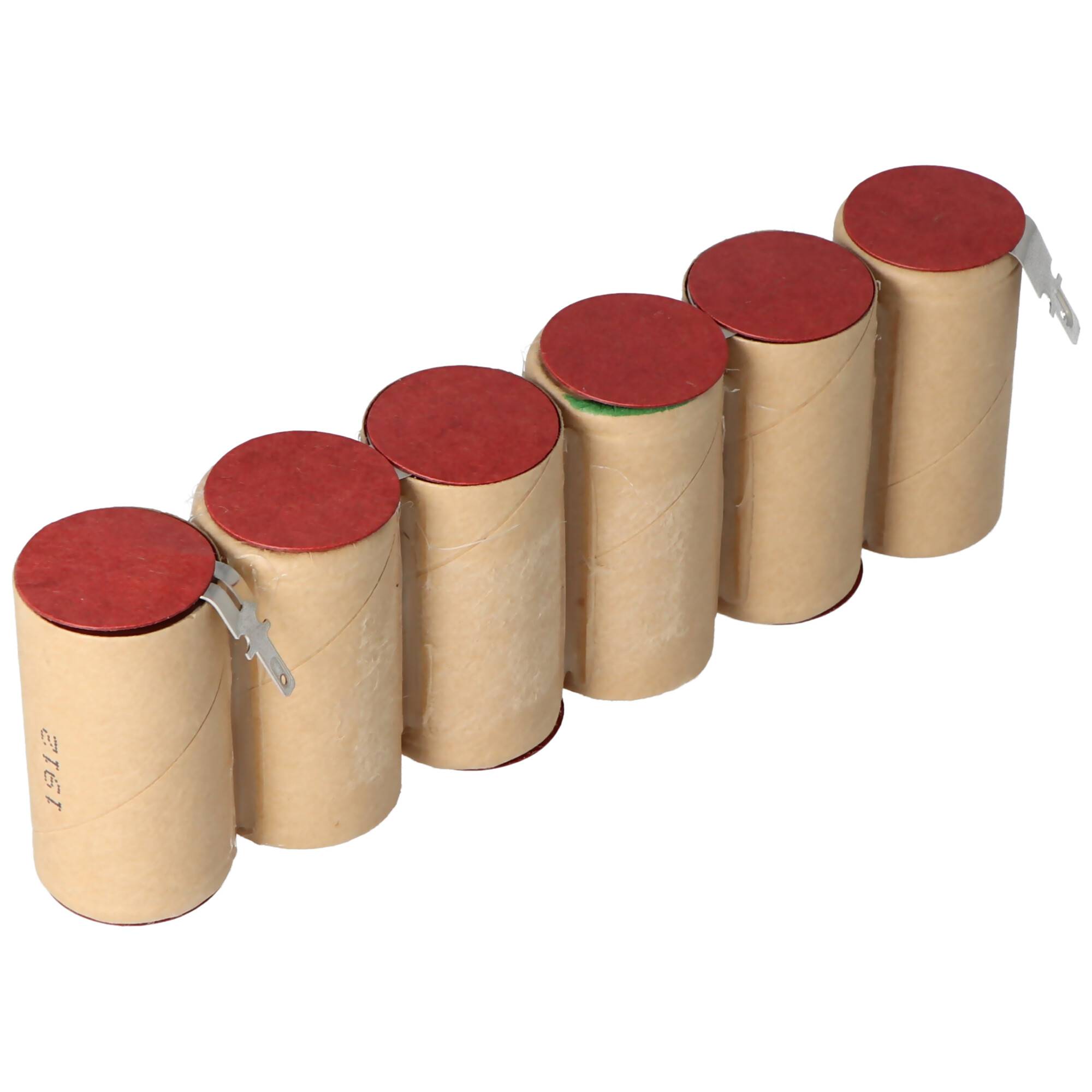 NiCd NiMH Akku passend für Gardena ACCU 90, ACCU90 mit Faston 4,8 und 2,8mm