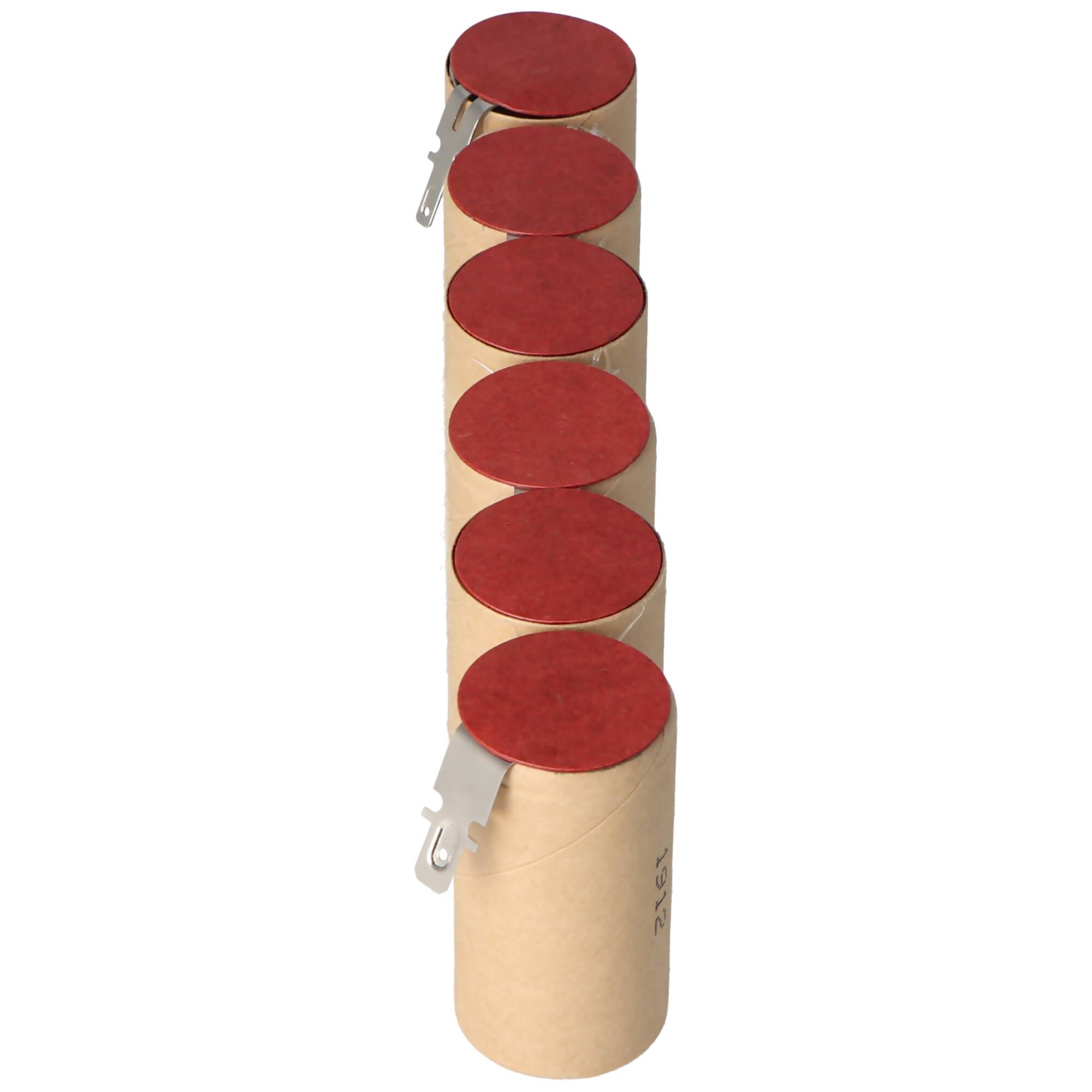 NiMH 3000mAh Akku passend für Gardena ACCU90 Akku, ACCU 90 Akku 2,8mm, 4,8mm