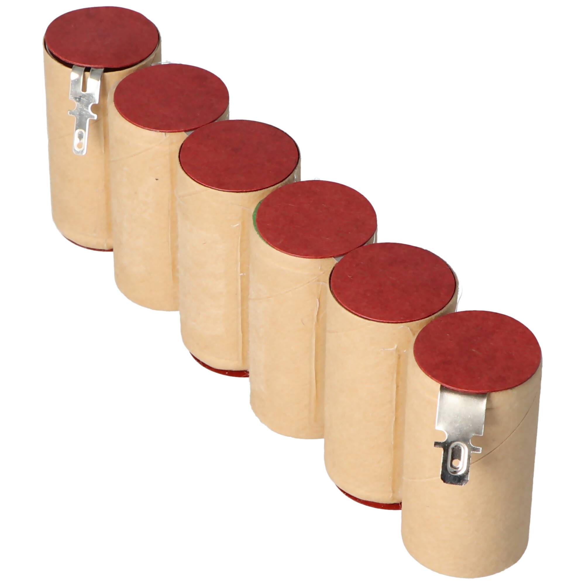 NiMH 3000mAh Akku passend für Gardena ACCU90 Akku, ACCU 90 Akku 2,8mm, 4,8mm